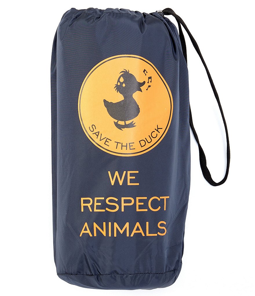 Save The Duck Emily Packable Hooded Rain Jacket