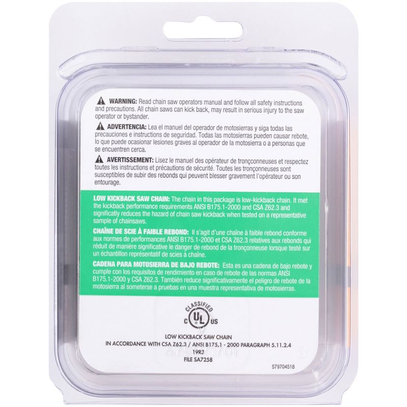 Poulan Pro 581562101 Blue Color Match 14 Inch Replacement Chain for Poulan, Poulan Pro, and Craftman Chainsaws