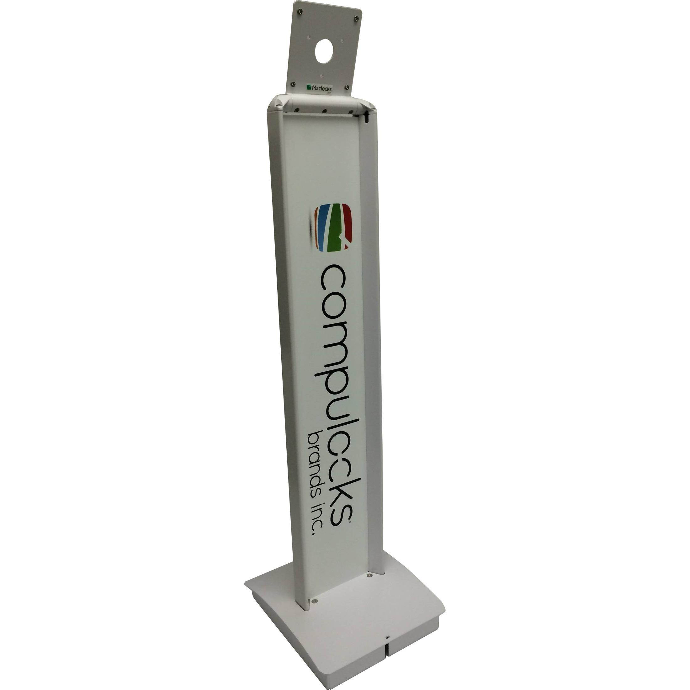 Compulocks BrandMe VESA Floor Stand White - Stand for tablet - aluminium - white - floor-standing