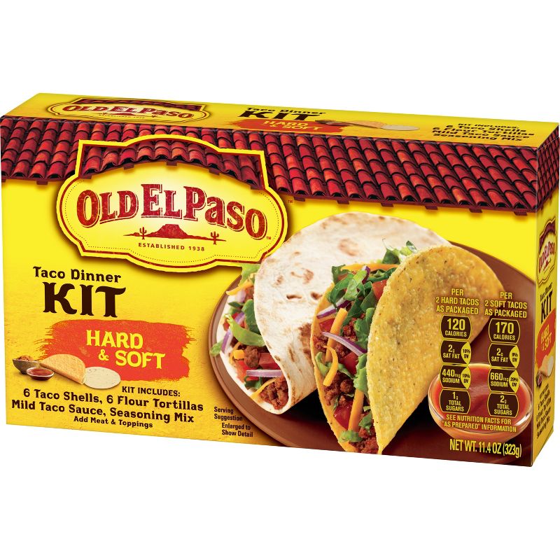 Old El Paso Hard & Soft Shell Taco Dinner Kit - 11.4oz