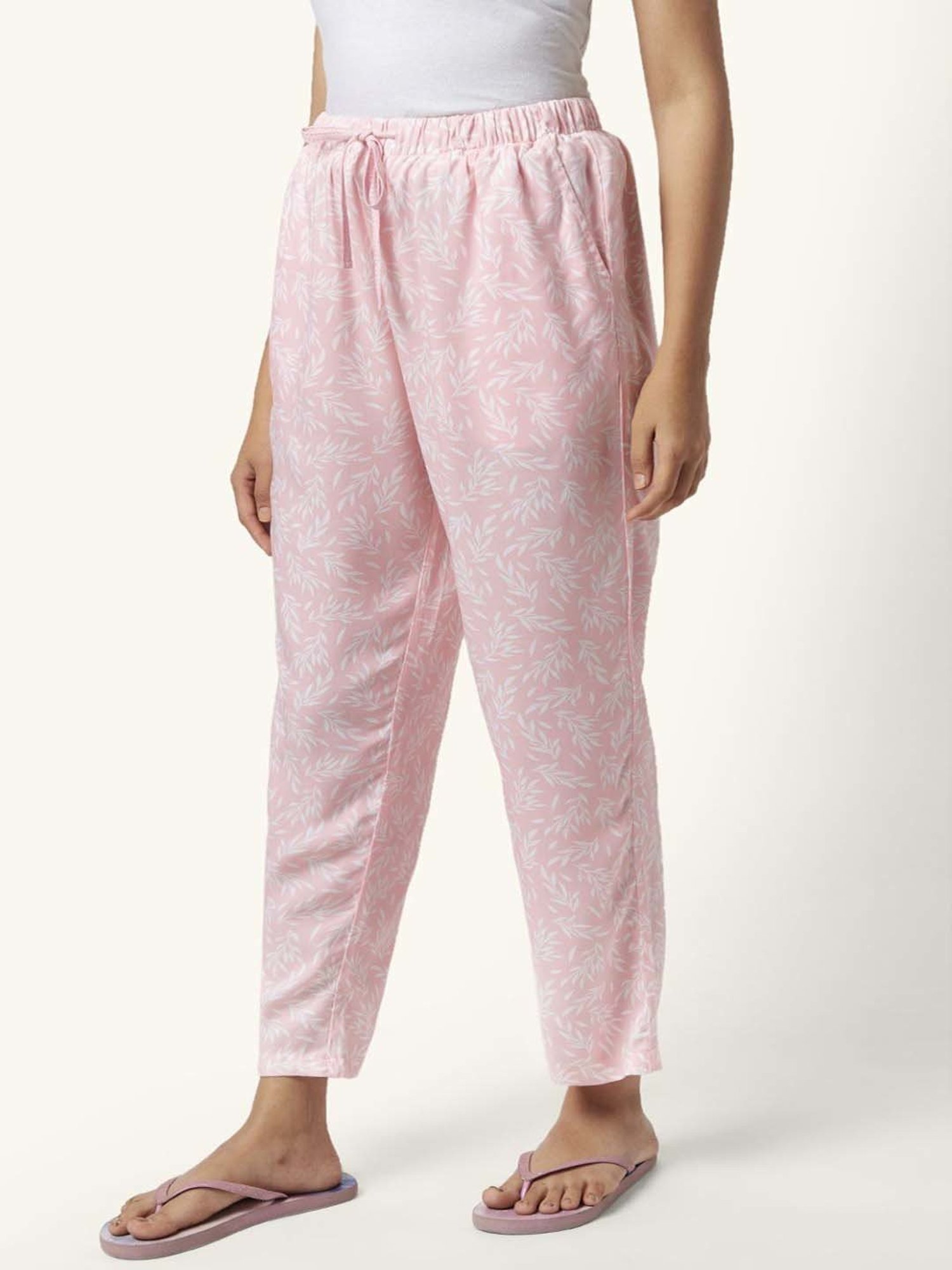 Dreamz by Pantaloons Pink Printed Pyjamas