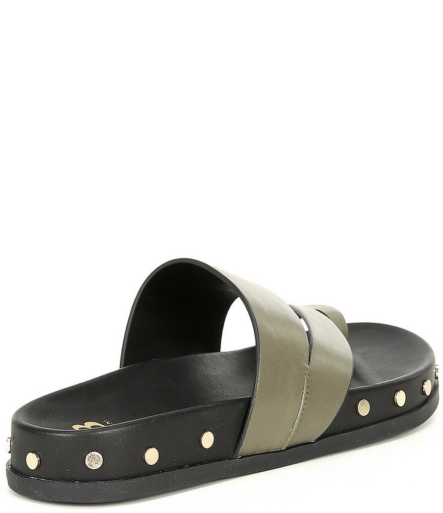 GB En-Core Leather Studded Slides