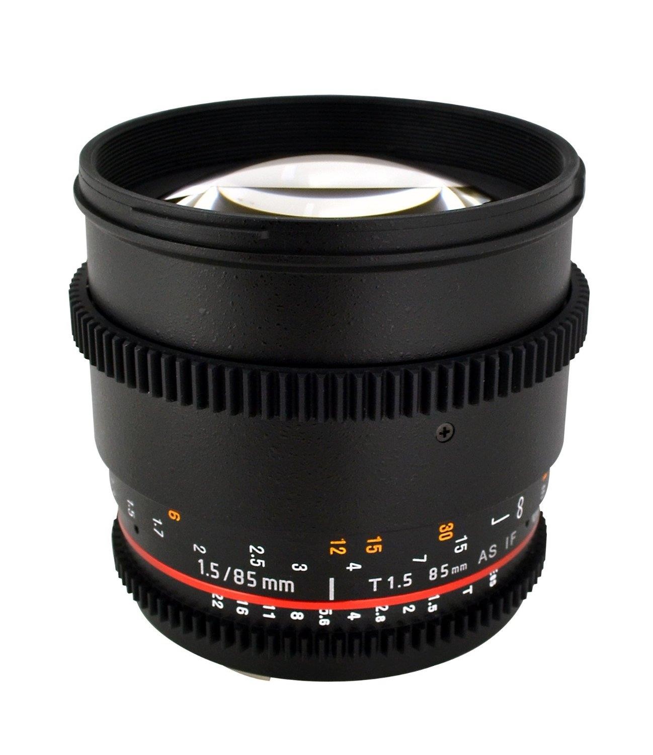 Rokinon 85mm T/1.5 Cine Aspherical Lens for Micro Four Thirds System #CV85M-MFT