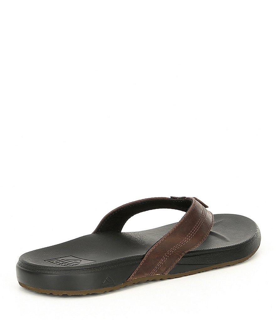 Reef Men's Cushion Bounce Phantom Leather Flip Flops