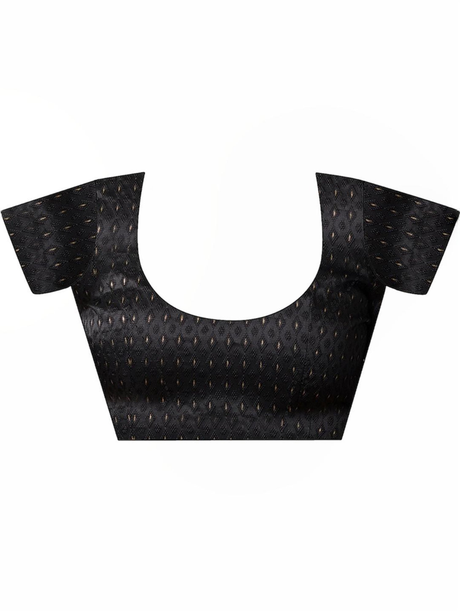 Satrani Green & White Striped Saree With Unstitched Blouse