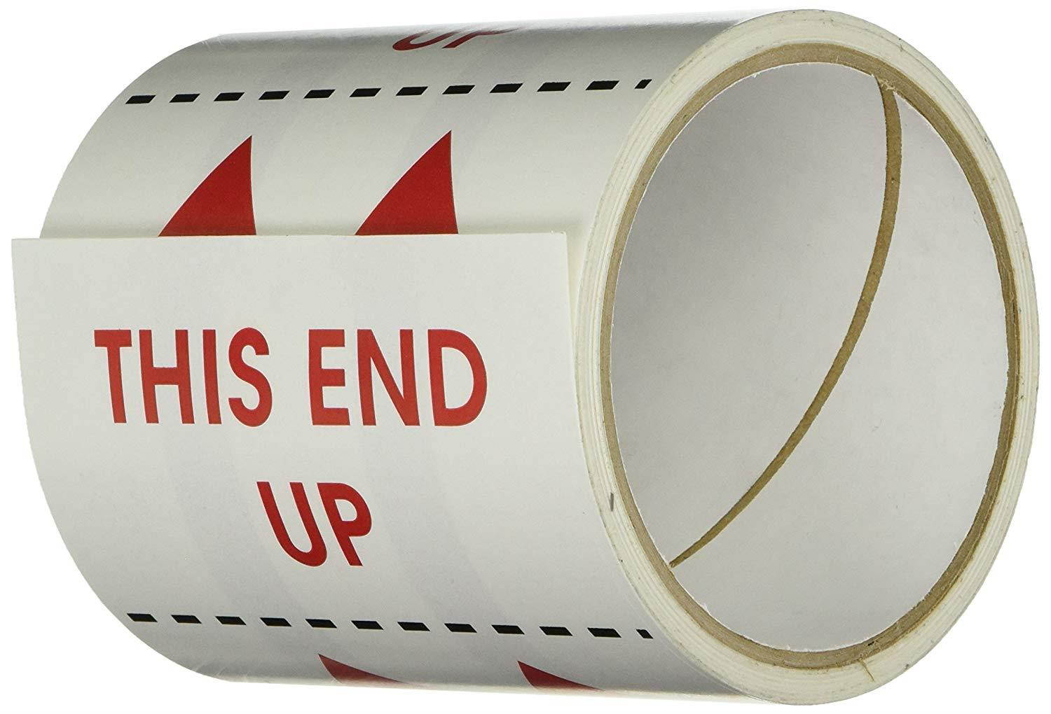 TapeCase"This End Up" Label - 50 per pack (1 Pack)