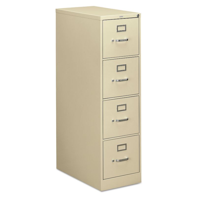 HON 310 Series Four-Drawer Full-Suspension File Letter 26-1/2d Putty 314PL