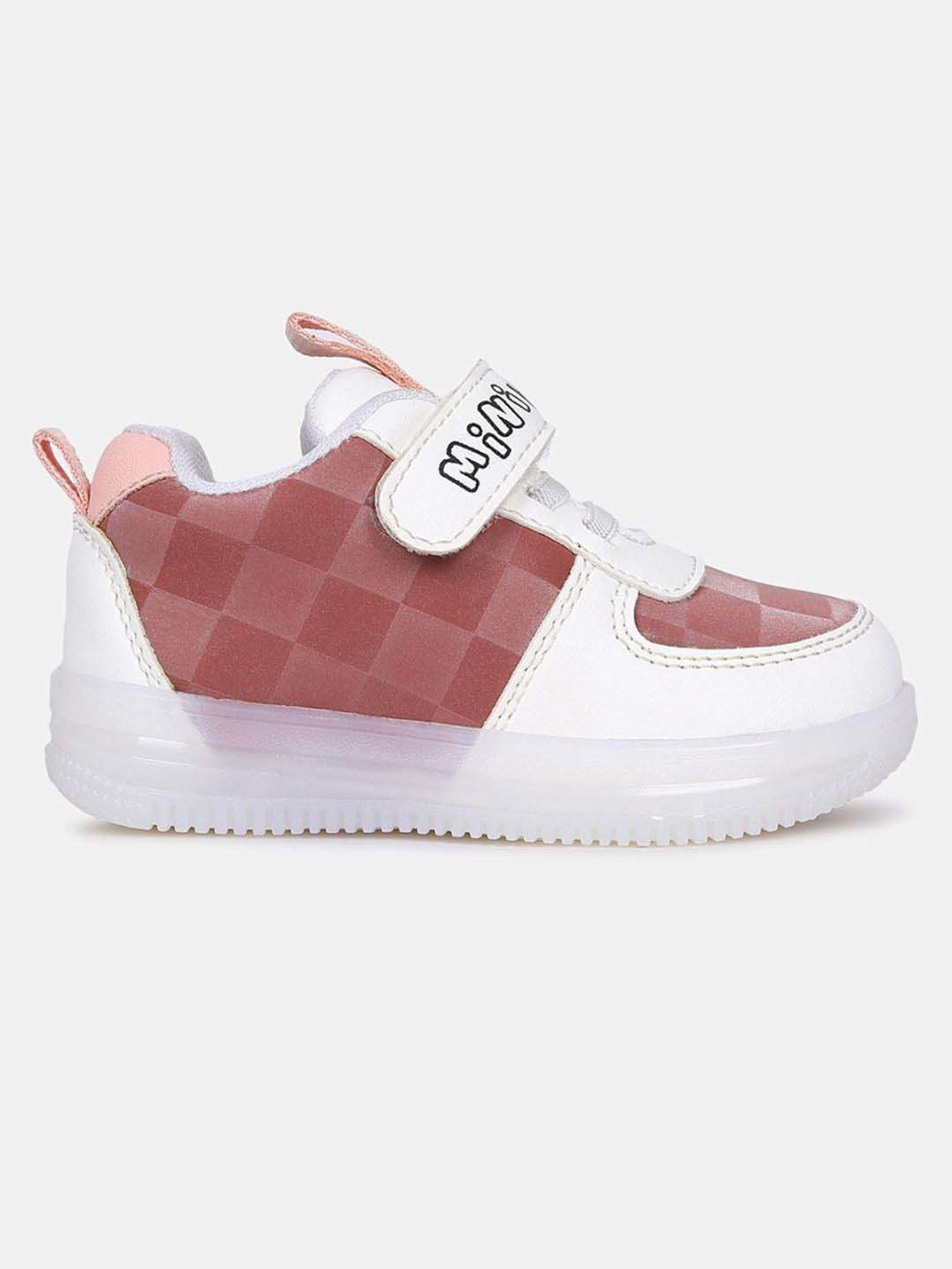 MINIKLUB Girls White & Pink Party & Club Wear Shoe