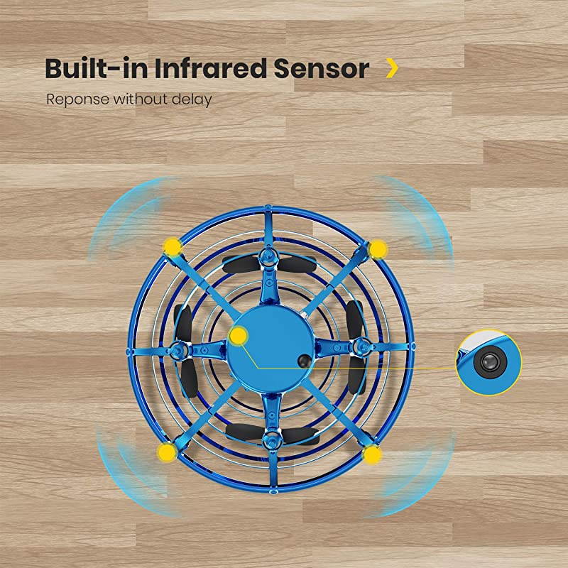 Drone for Kids Toys Hand Operated Mini Drone Flying Ball Toy Gifts for Boys and Girls Motion Sensor Helicopter Outdoor and Indoor