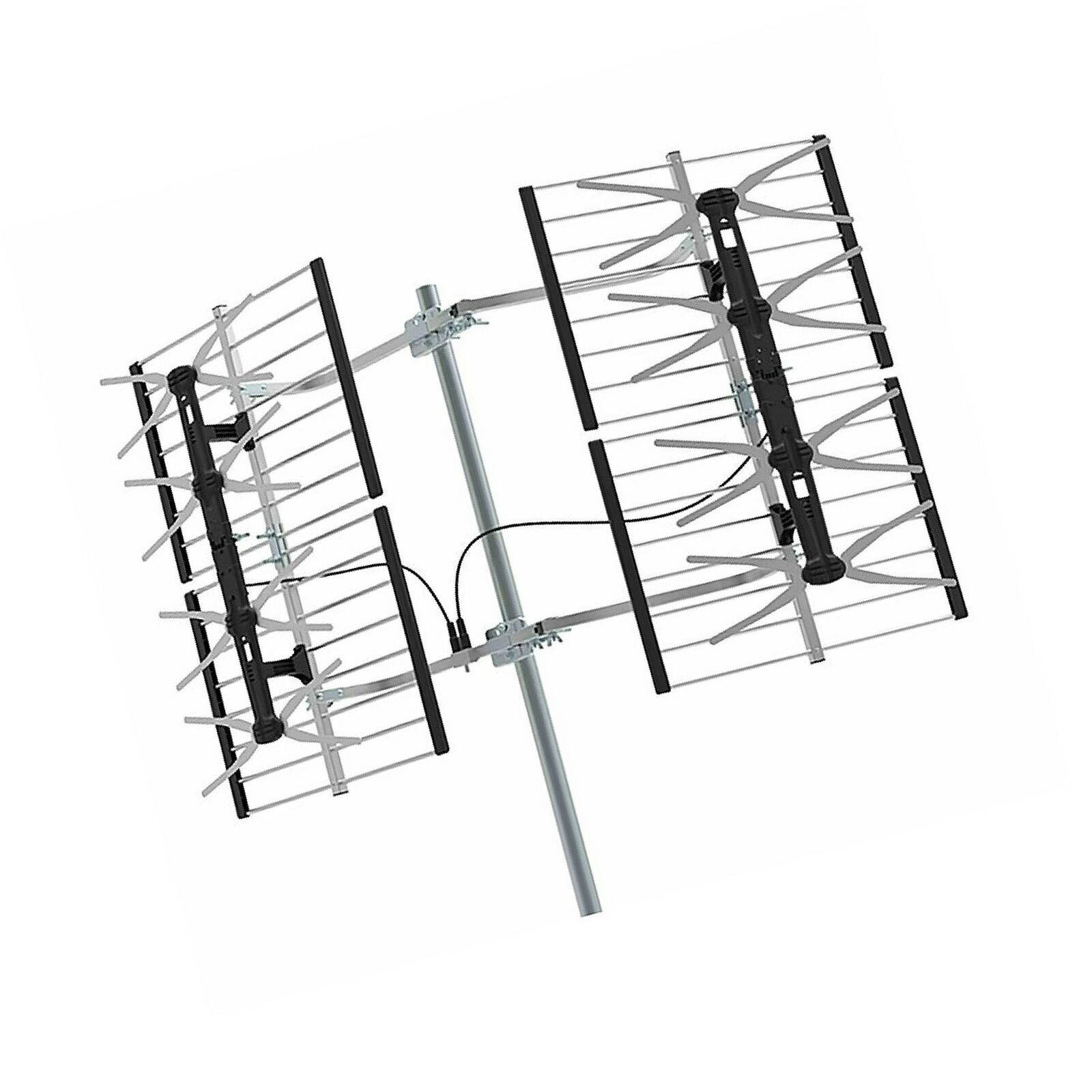 STELLAR LABS 30-2431 HDTV 80 Mile Deep Fringe Bowtie Television Antenna