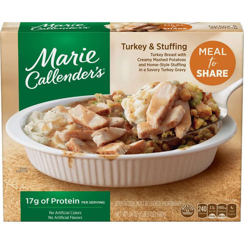 Marie Callender's Meal For Two Frozen Turkey & Stuffing - 24oz