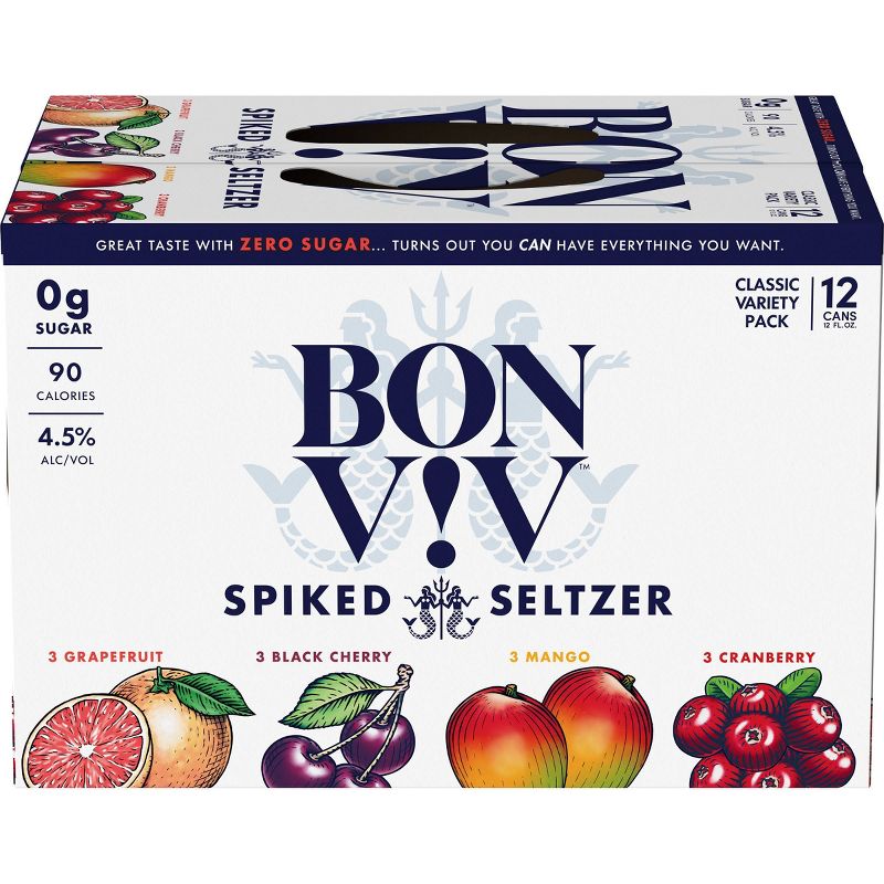 Bon & Viv Spiked Seltzer Variety Pack - 12pk/12 fl oz Cans