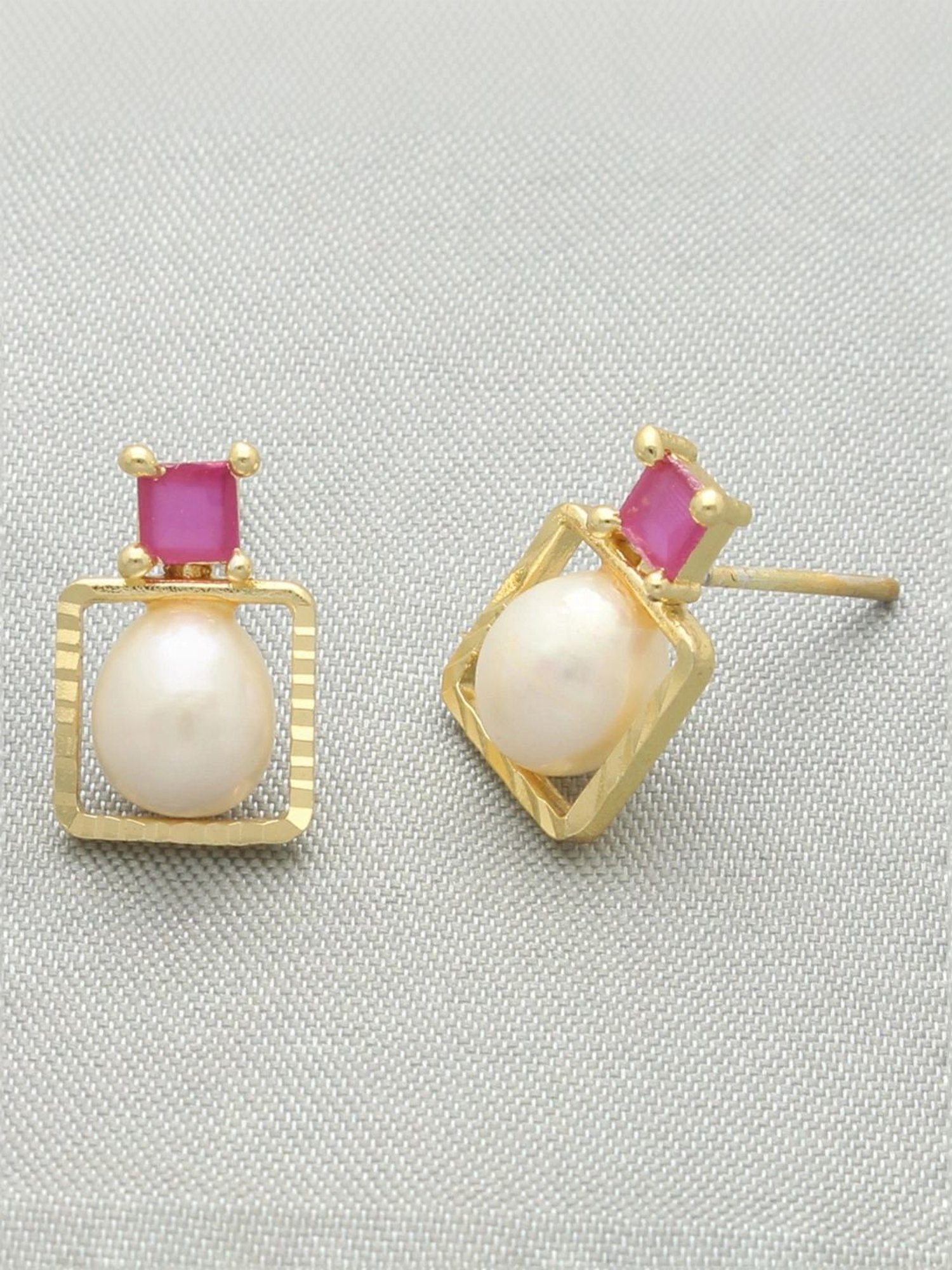 Sri Jagdamba Pearls Zoya Pearl Earrings for Women and Girls