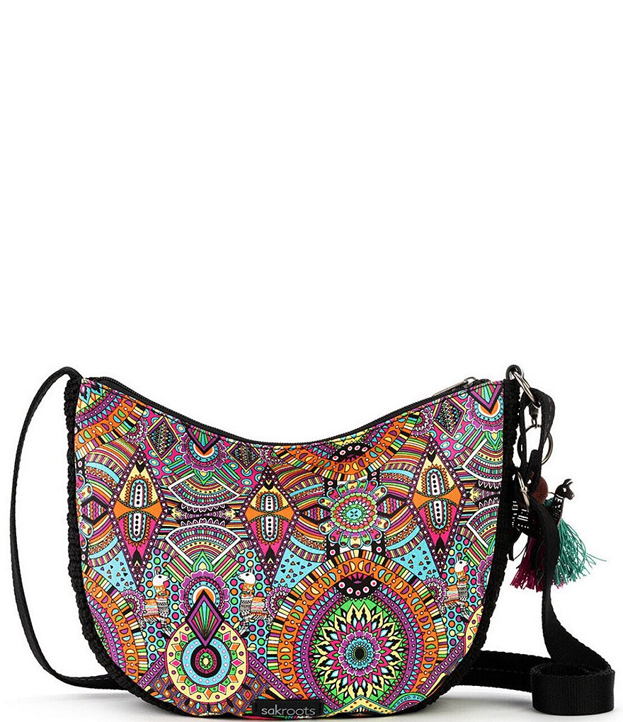 Sakroots EcoTwill Collection Ryder Crescent Crossbody Bag