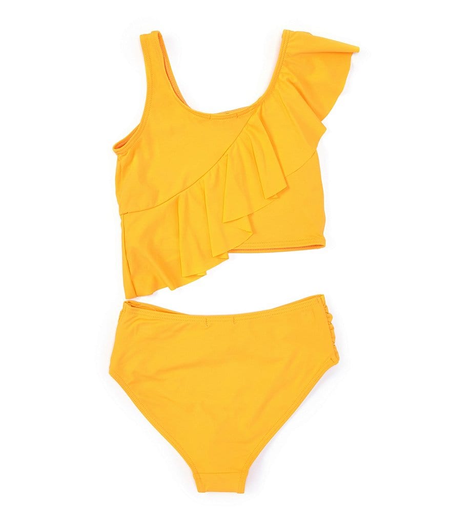 Habitual Big Girls 7-16 Ruffled Tankini Top & Hipster Bottom Two-Piece Swimsuit