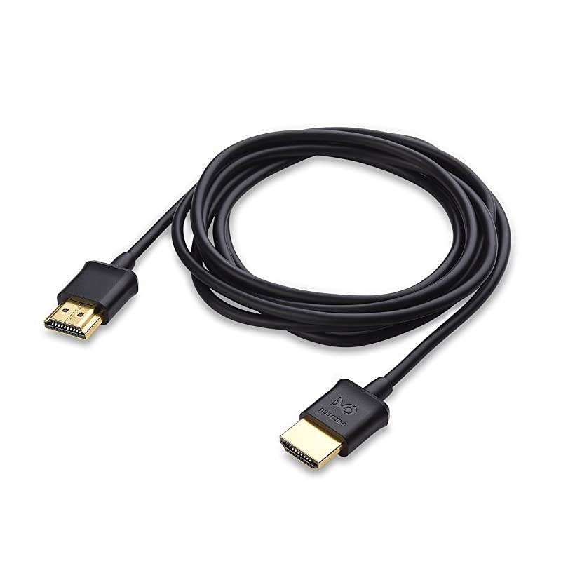 Ultra Thin HDMI Ultra Slim HDMI 4K Rated with Ethernet 6 Feet 2Pack