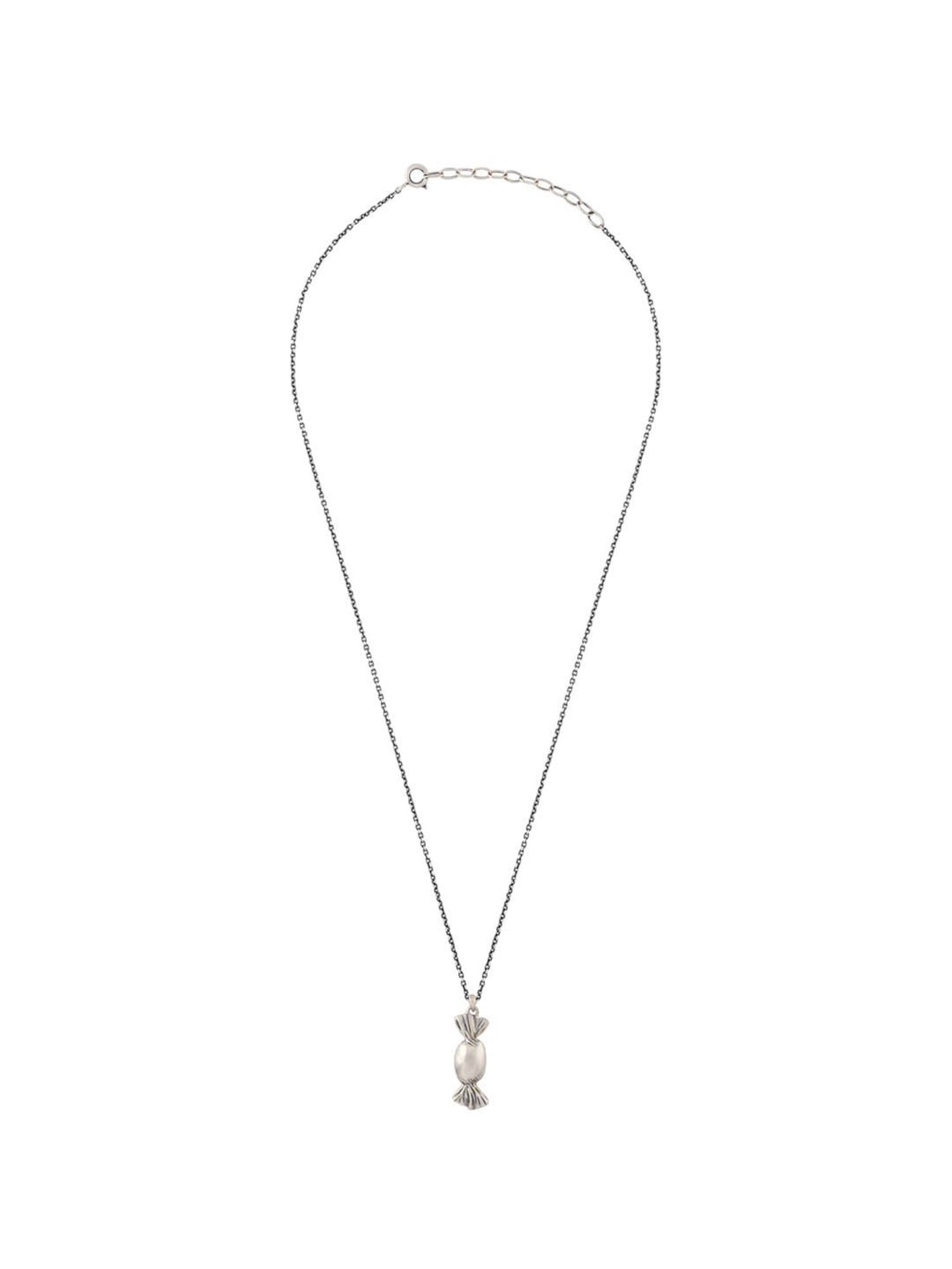 Tribe Amrapali Toffee Silver-Plated Masaba Pendant with Chain