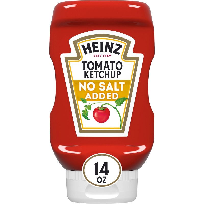 Heinz No Salt Tomato Ketchup 14oz