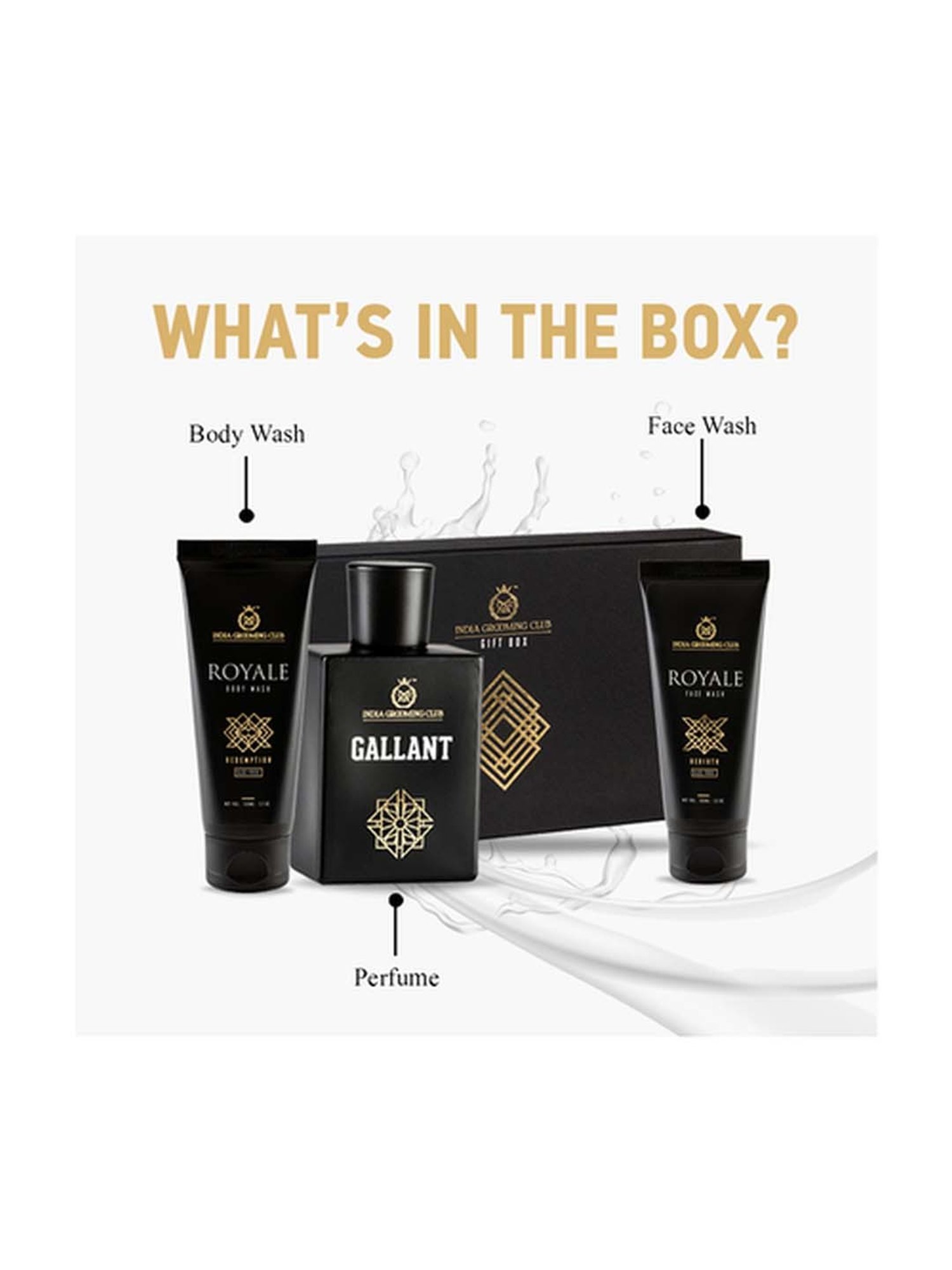 India Grooming Club Royale Face & Fragrance Gift Box