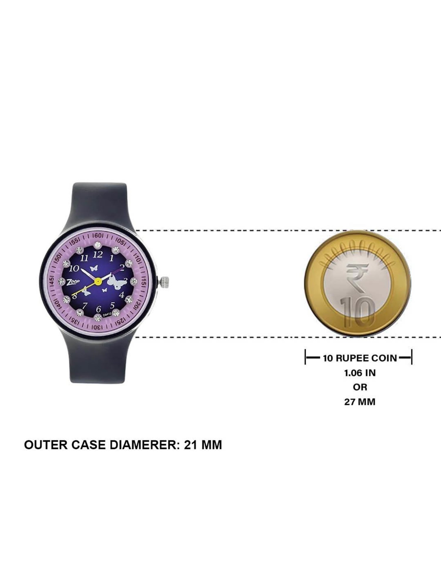 Zoop NSC4038PP01W Analog Watch for Girls