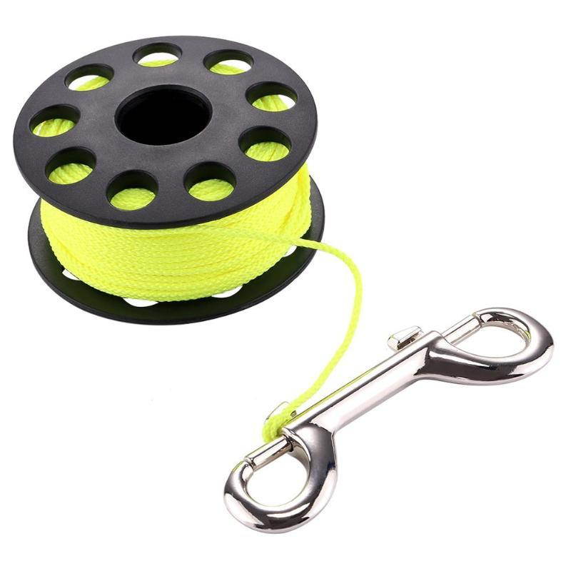 Scuba Diving Reel w/ 30m Swimming Scuba Spool Rope Outdoor Diving Equipment