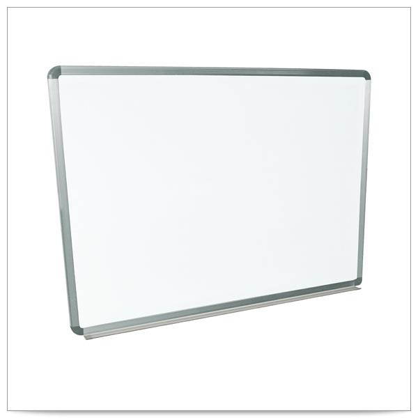 Luxor Steel Dry-Erase Whiteboard Aluminum Frame 4' x 3' WB4836W