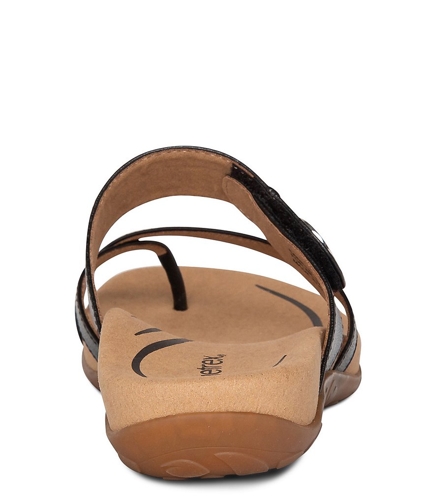 Aetrex Izzy Thong Toe Ring Strappy Sandals
