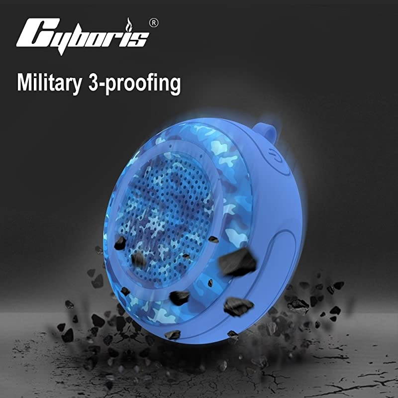 IPX7 Waterproof Outdoor Bluetooth Speaker Swimming Pool Floating Portable Mini Speakers Wireless 5W with Microphone amp TWS for Beach Bathroom Home Shower Red