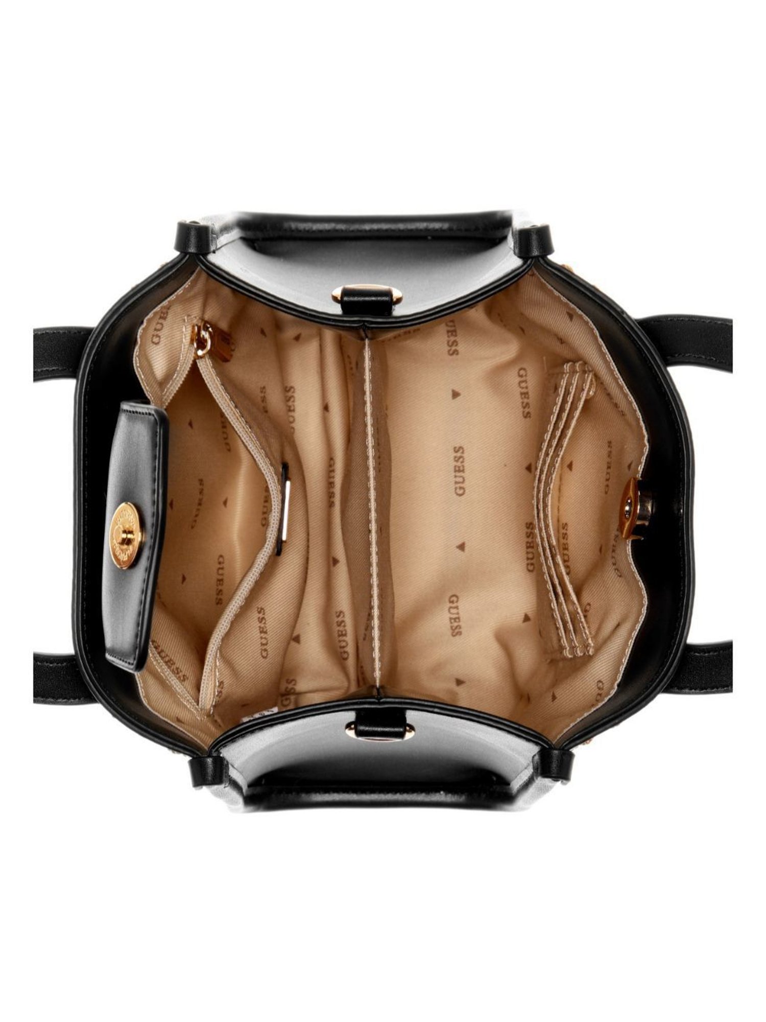 GUESS Black SILVANA Medium Tote