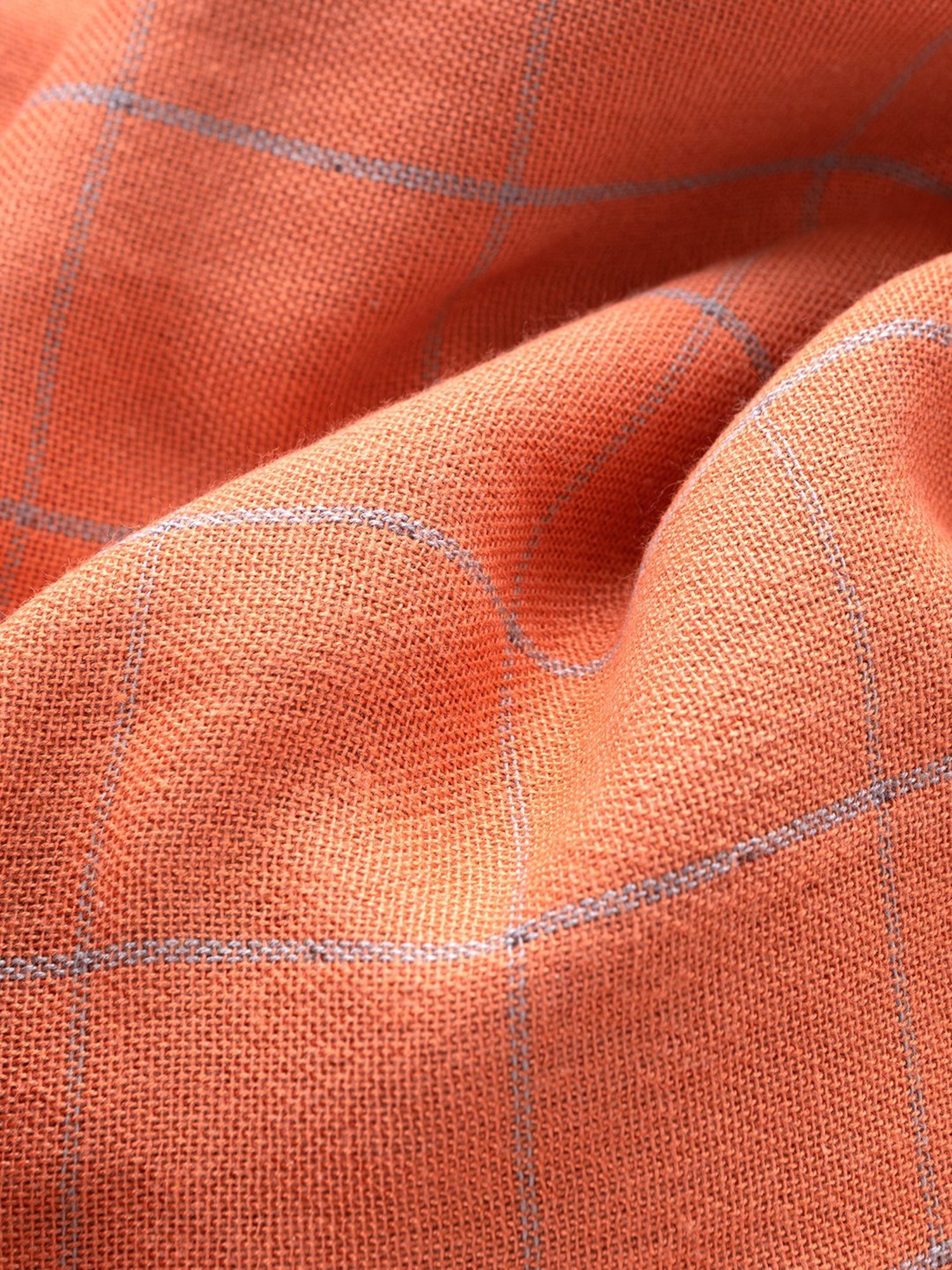 Doctor Towels Banana Double Cloth Checks Orange 380 GSM Viscose Bath Towel