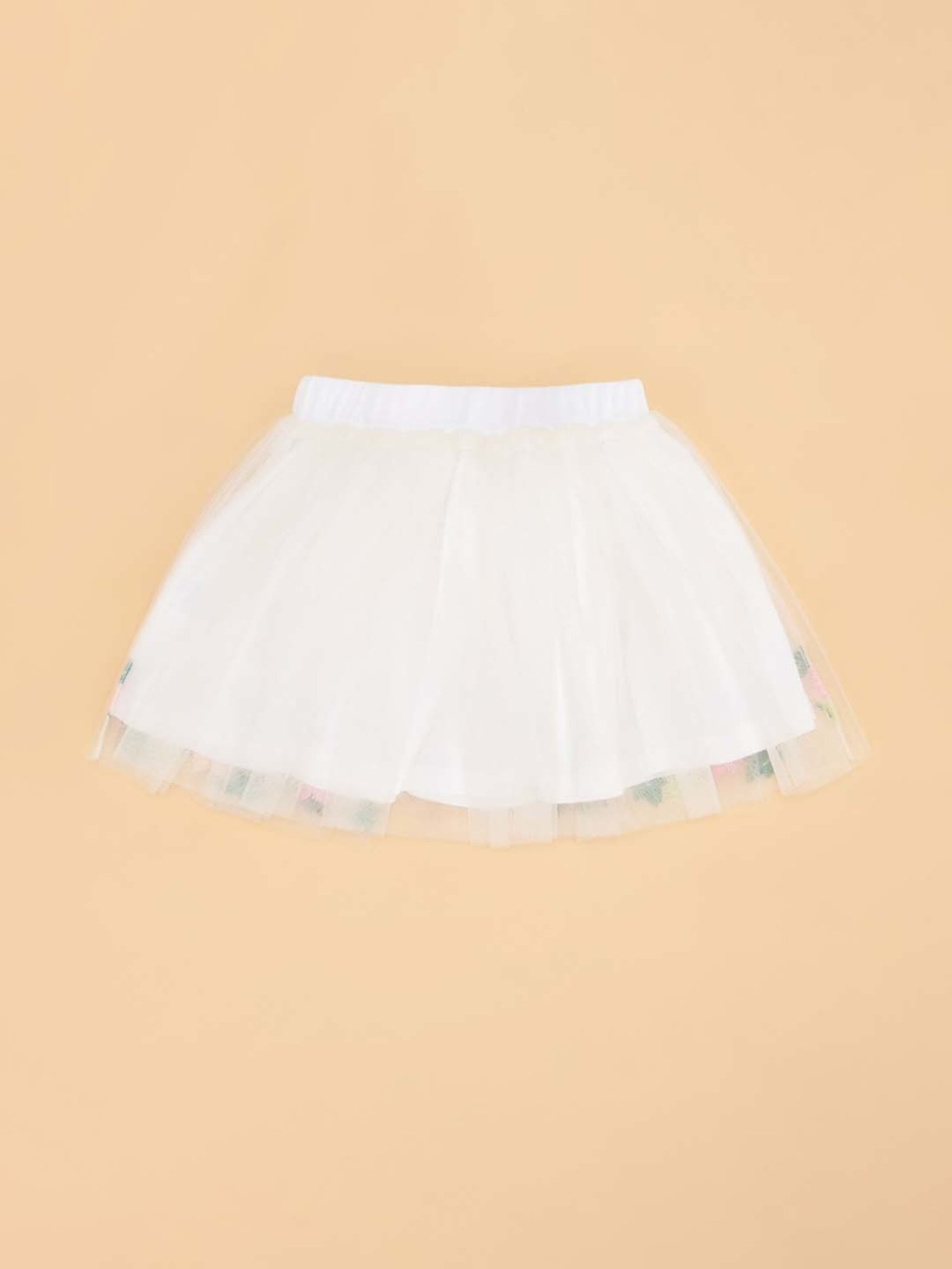 Angel & Rocket Kids Pink Floral Print Skirt