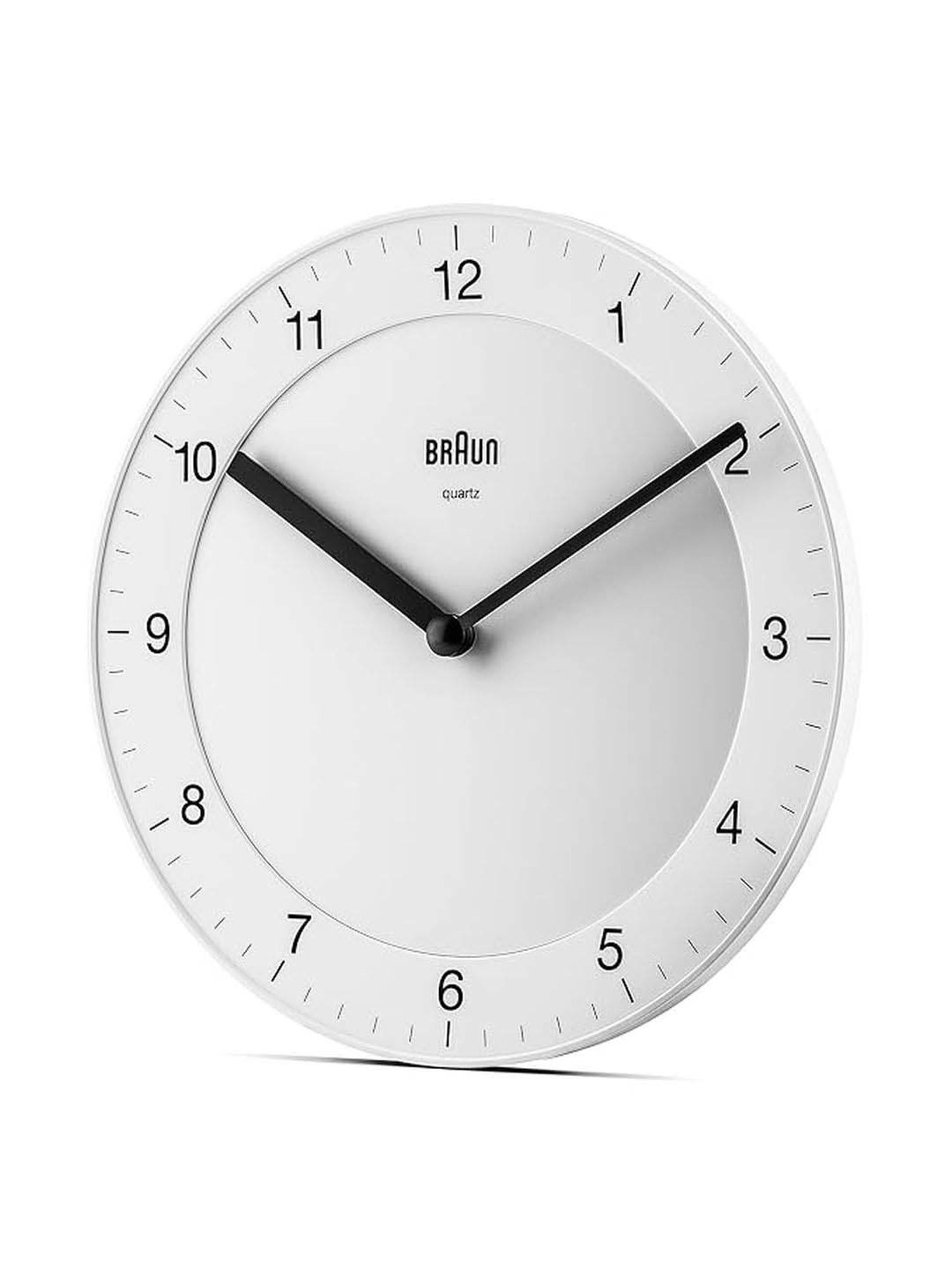 Braun White Classic Analog Wall Clock