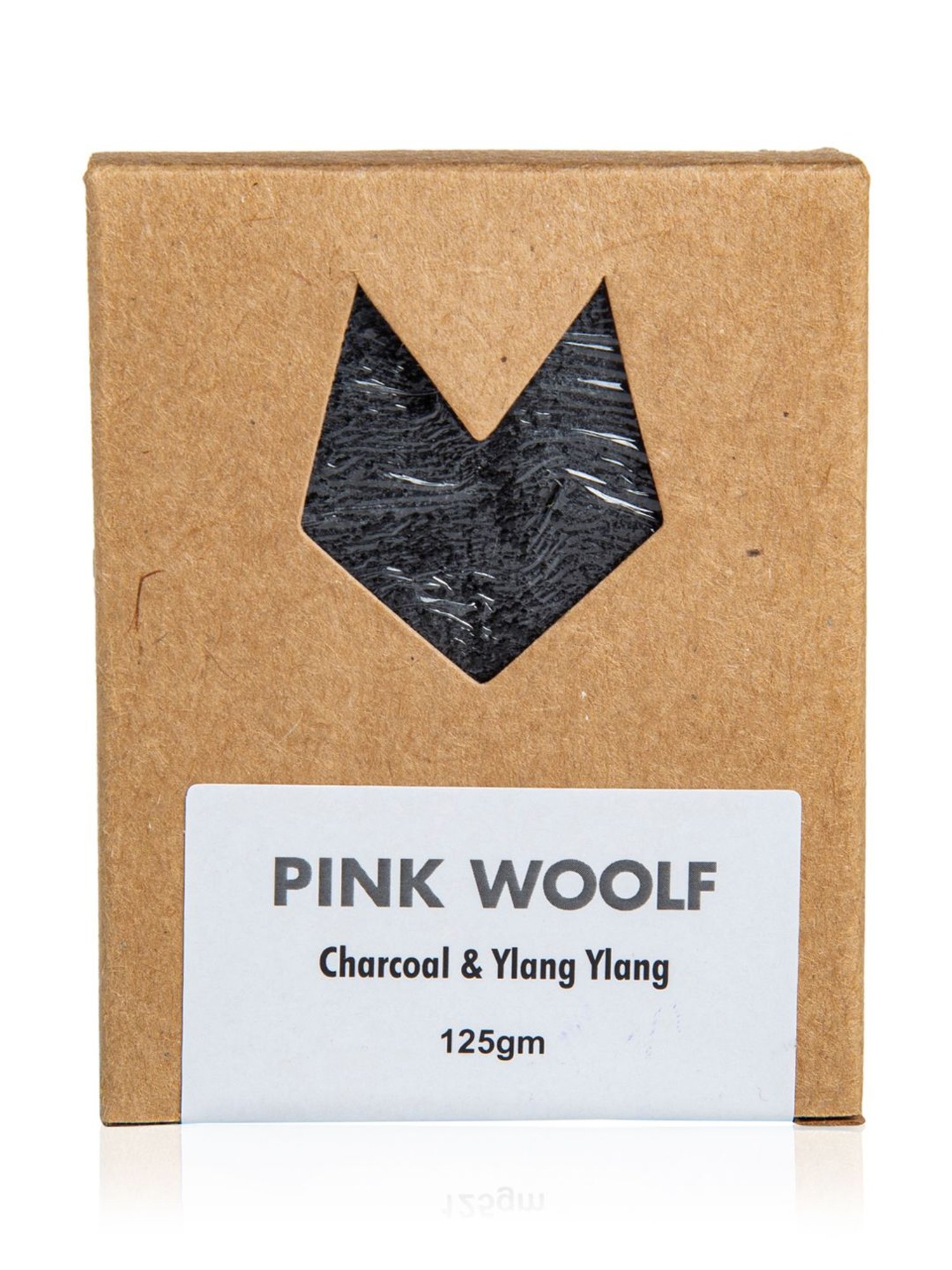 Pink Woolf Organic Bath Soap Bar Charcoal & Ylang Ylang - 125 gm