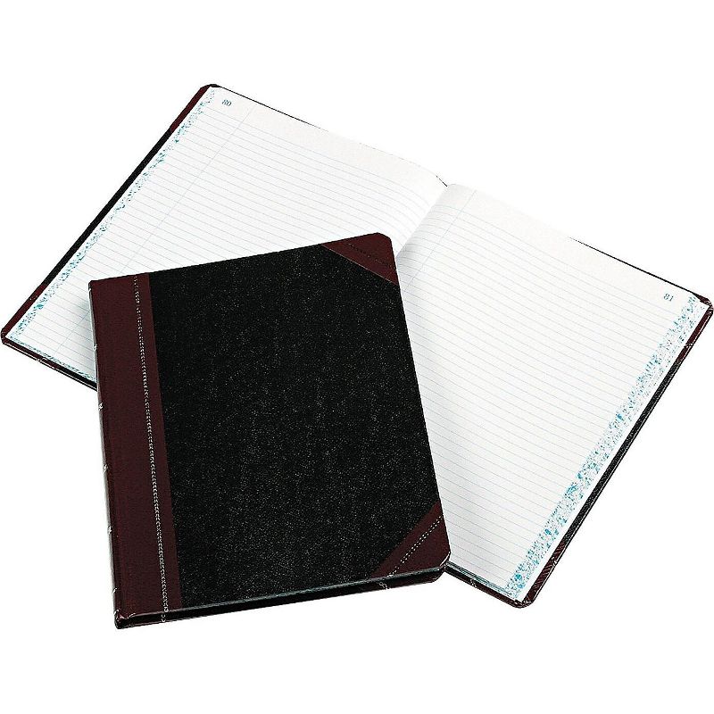 Boorum & Pease Columnar Accounting Book Record Rule Black Cover 150 Pages 8 1/8 x 10 3/8 21150R