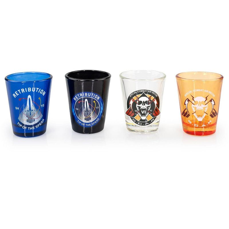 Surreal Entertainment EXCLUSIVE Call of Duty: Infinite Warfare Shot Glasses | Set of 4 | 2 FL Oz.
