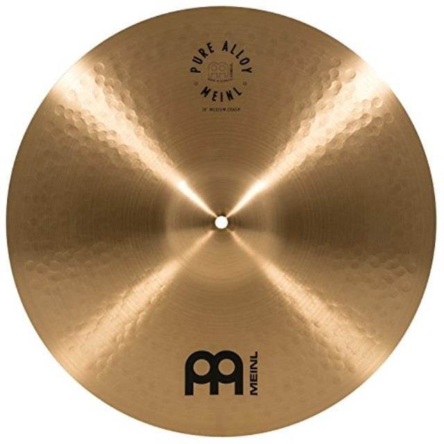 meinl 18" medium crash cymbal  pure alloy traditional  made in germany, 2year warranty pa18mc