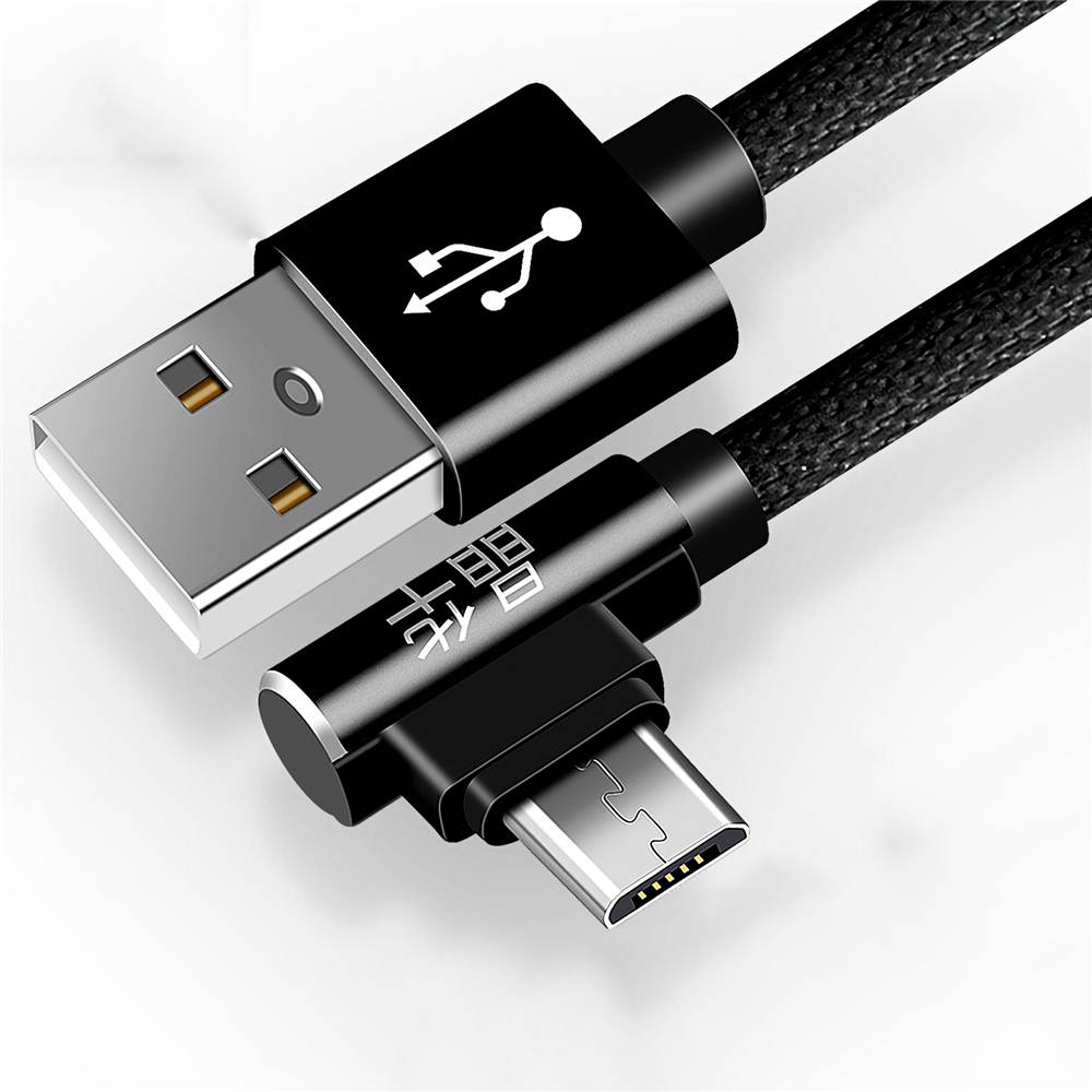 Jinghua U470C Elbow 2A USB Portable Fast Charger Data Cable Android Interface for Computer Mobile Phone