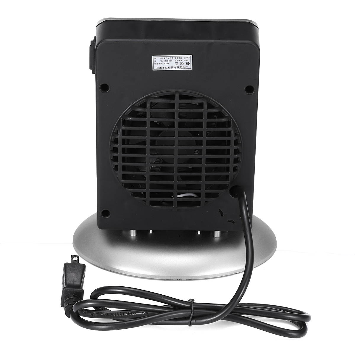 Winter 900W Mini Space Fan Heater Portable  Electric Wall-outlet Furnace Warmer