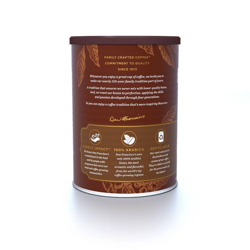 Don Francisco's French Bold Dark Roast Ground Coffee - 12oz