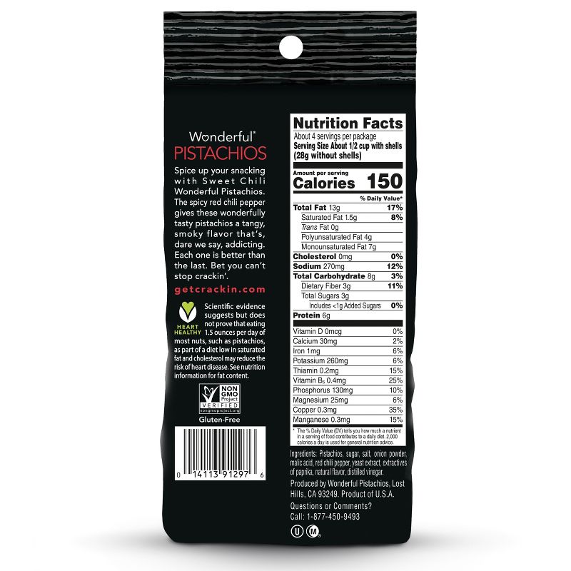 Wonderful Sweet Chili Pistachios - 7oz