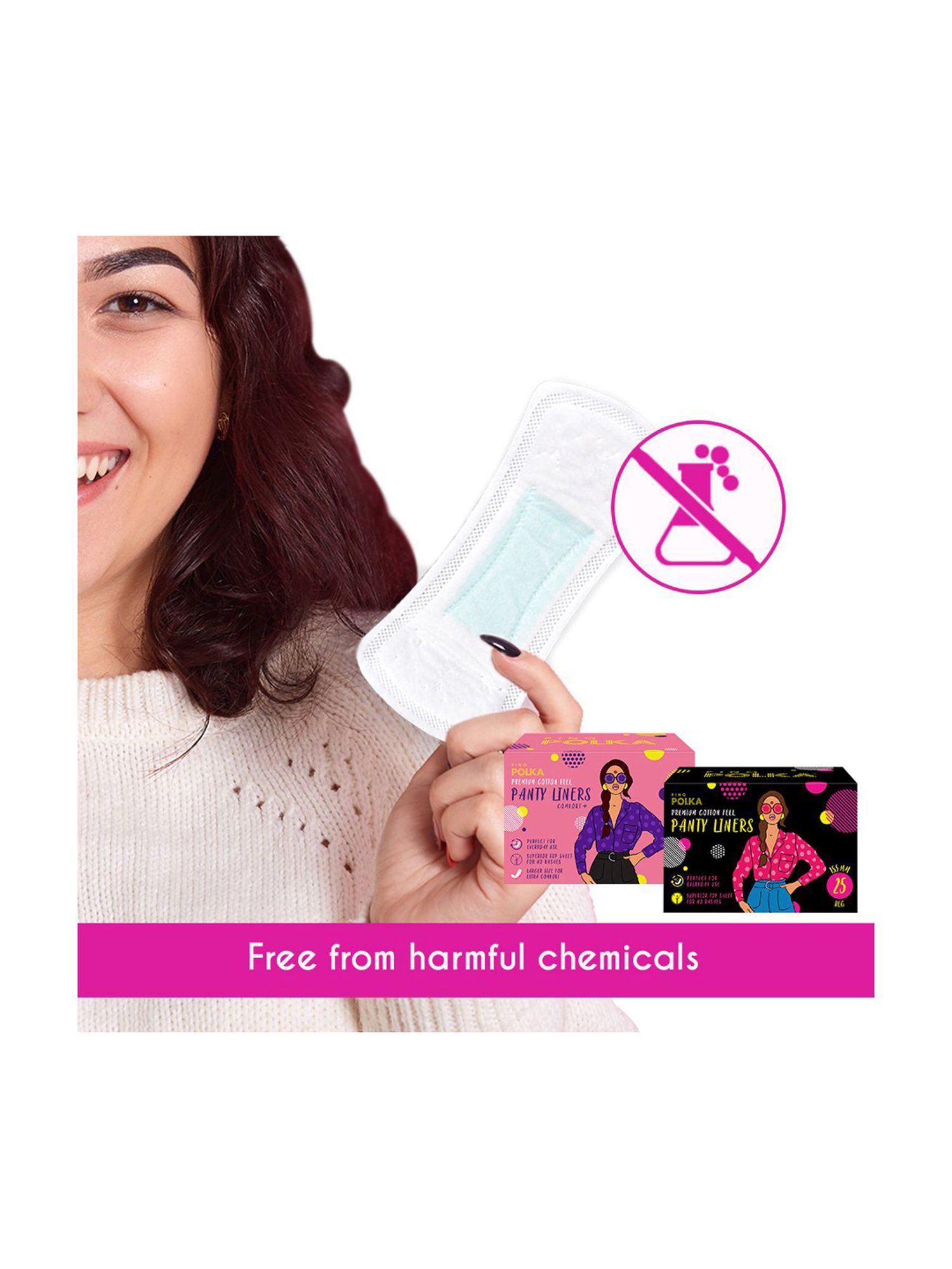 LAIQA Panty Liners (Pack of 3) XS - 60 Panty Liners