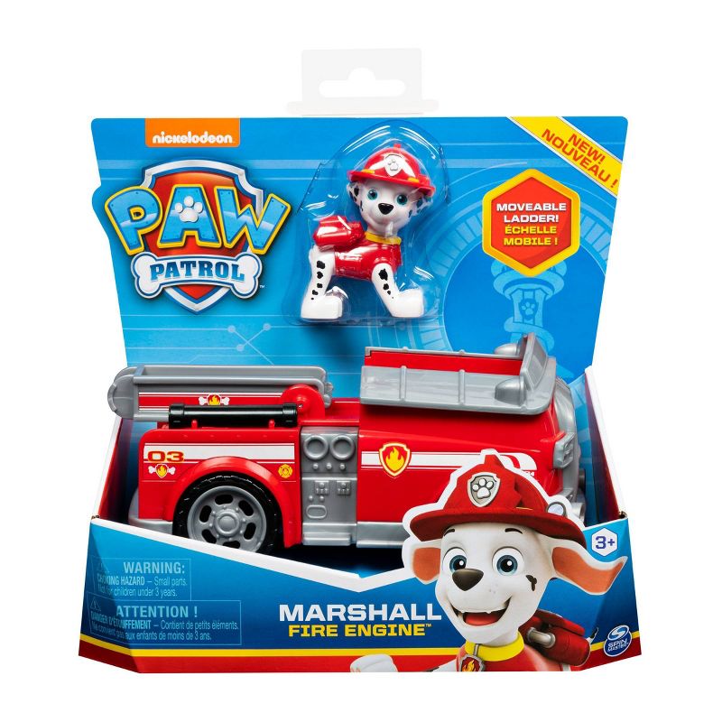 PAW Patrol Fire Engine Vehicle with Marshall