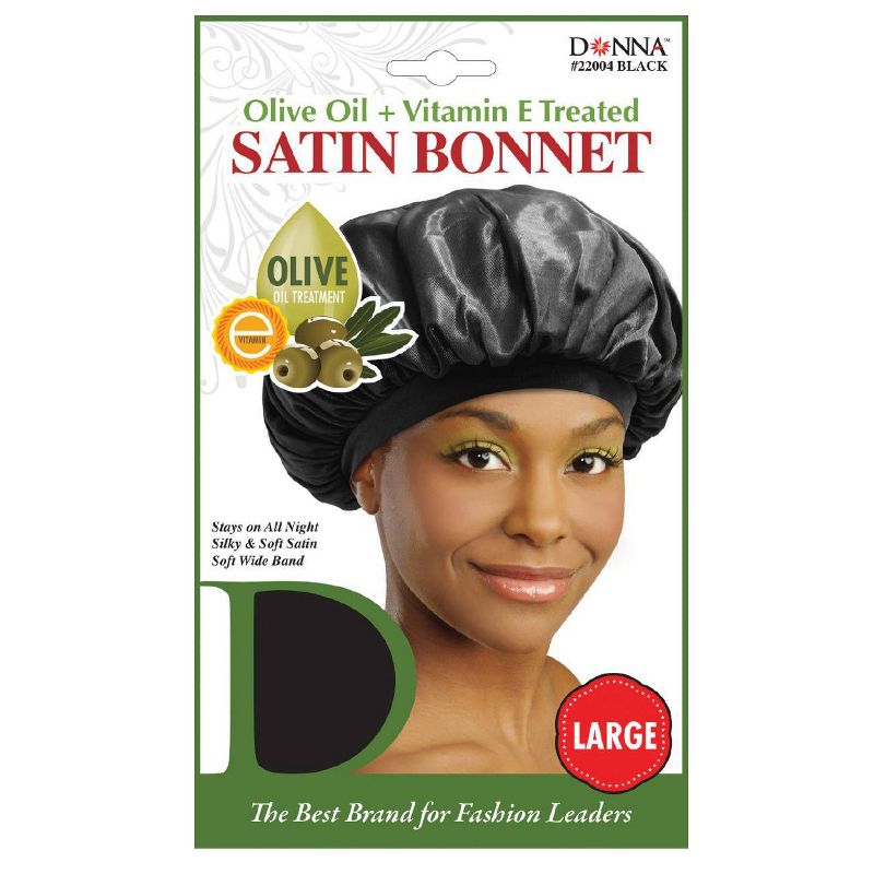 Donna Olive Oil & Vitamin E Treated Sleep Cap & Bonnet