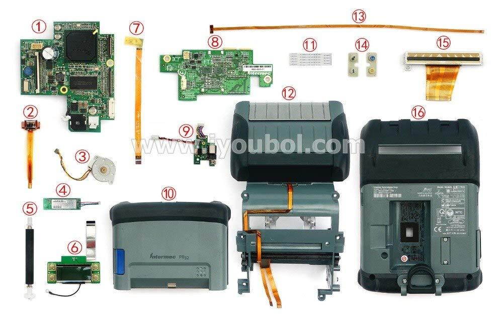 Printer Parts Platten Roller Replacement for Intermec PB32