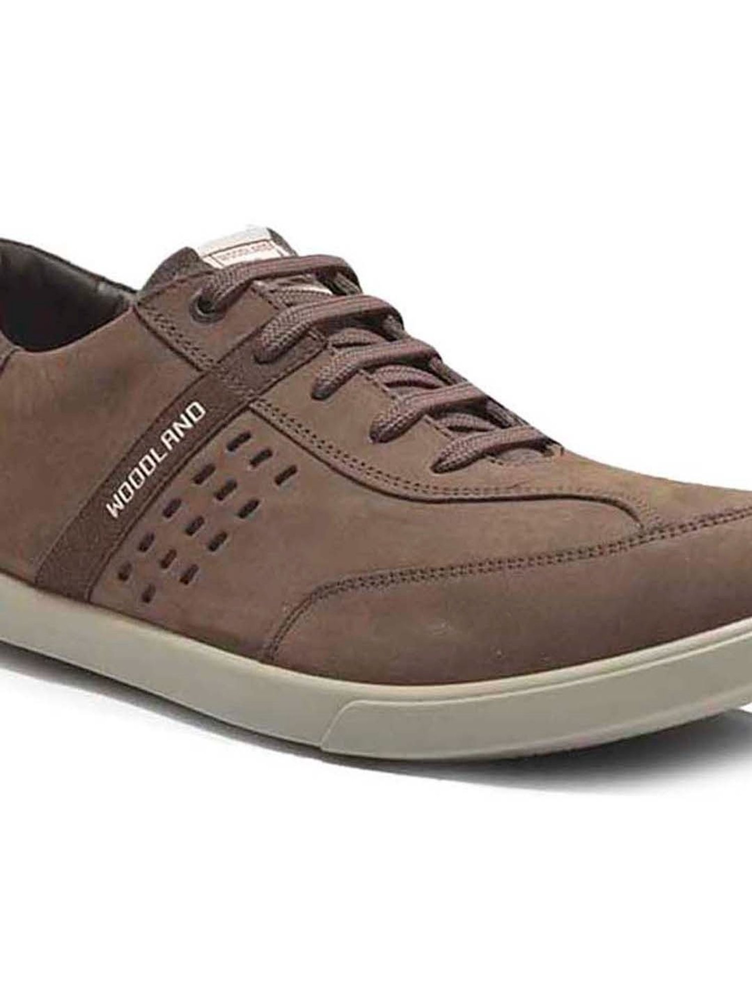Woodland Men's Brown Casual Sneakers