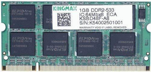Ksbd48F-A8Kb4 Kingmax Memory 1Gb Ddr2-533 200 Pin Sodimm For Notebook