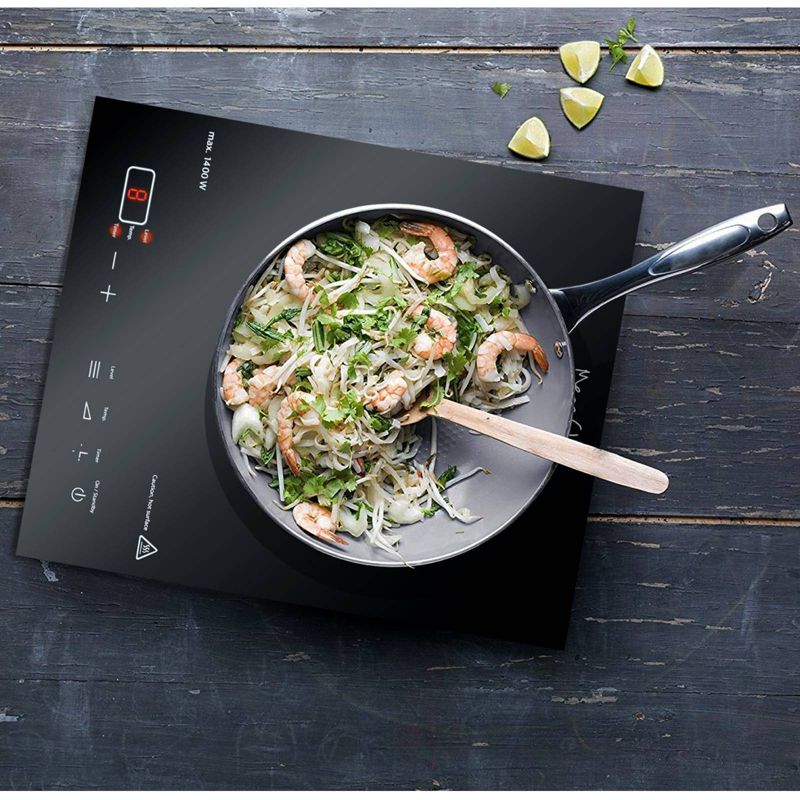 MegaChef Portable Induction Cooktop with Digital Control Panel - Black