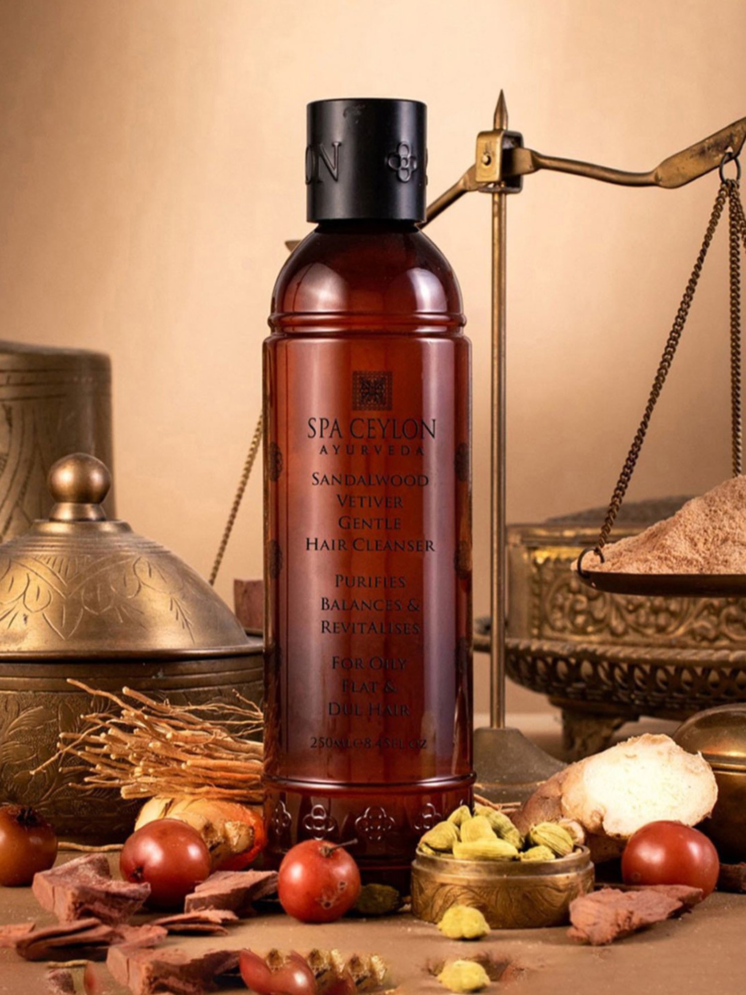 Spa Ceylon Sandalwood Vetiver Gentle Hair Cleanser - 250 ml