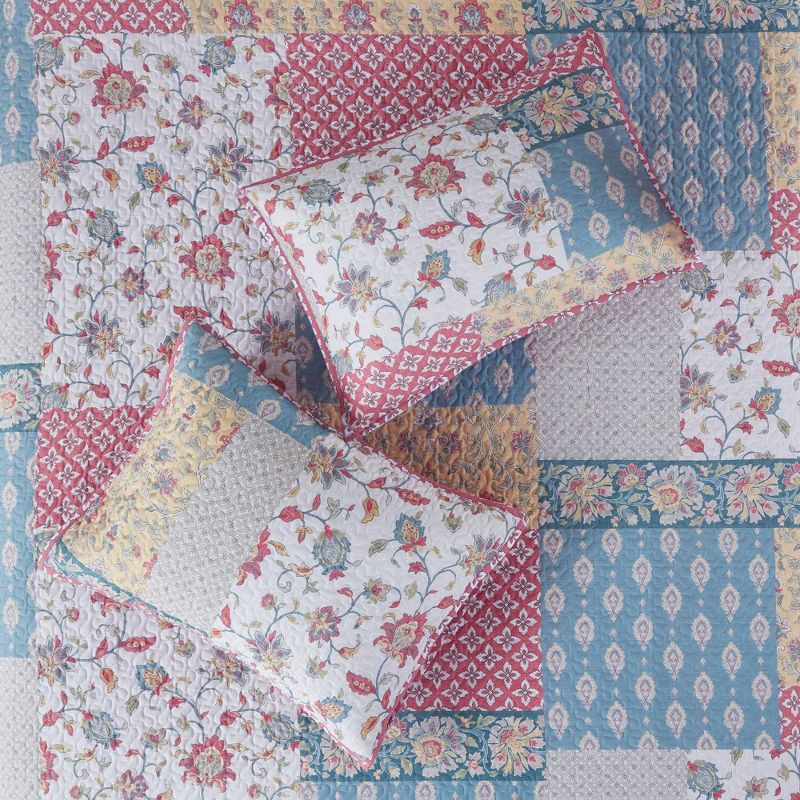 Full/Queen Laos Lily Coverlet Gray - Vera Bradley