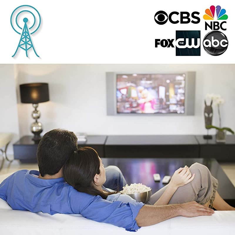 Newest 2020] Outdoor Digital Amplified HDTV Antenna - up to 200 Mile Long Range, Directional 360 Degree Rotation by Remote Control, Intelligent Gain for HD 4K 1080P FM Radio Support 2 TVs